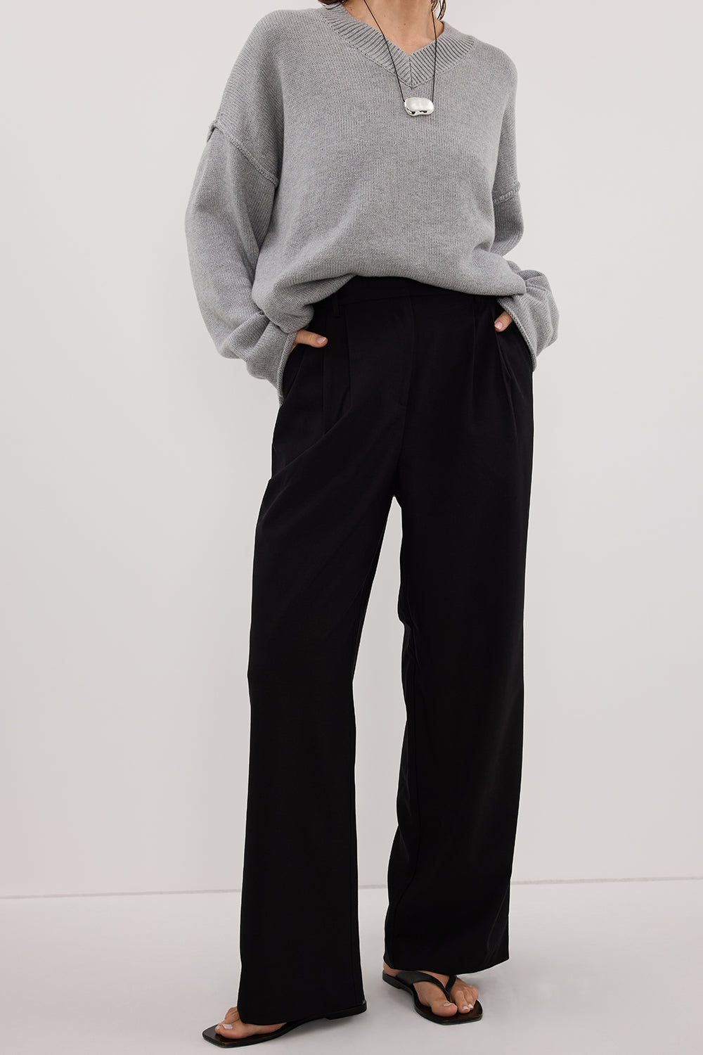 REMY BLACK TAILORED PANT