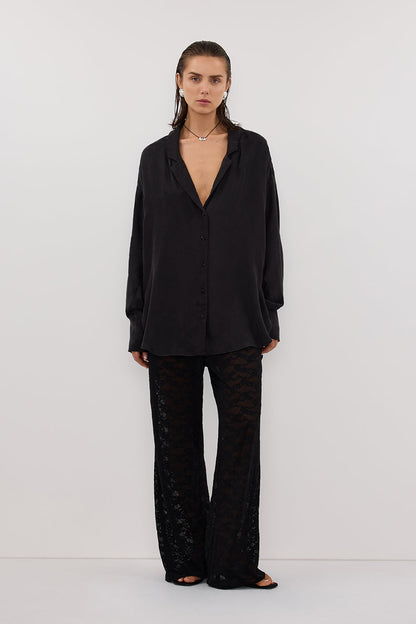 BELLE BLACK LACE PANT