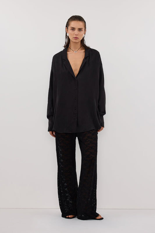 BELLE BLACK LACE PANT