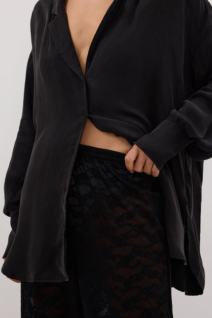 BELLE BLACK LACE PANT