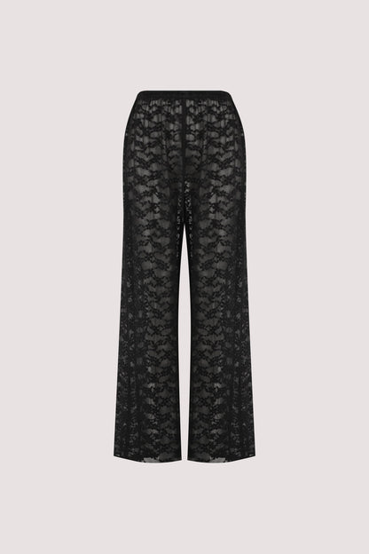 BELLE BLACK LACE PANT