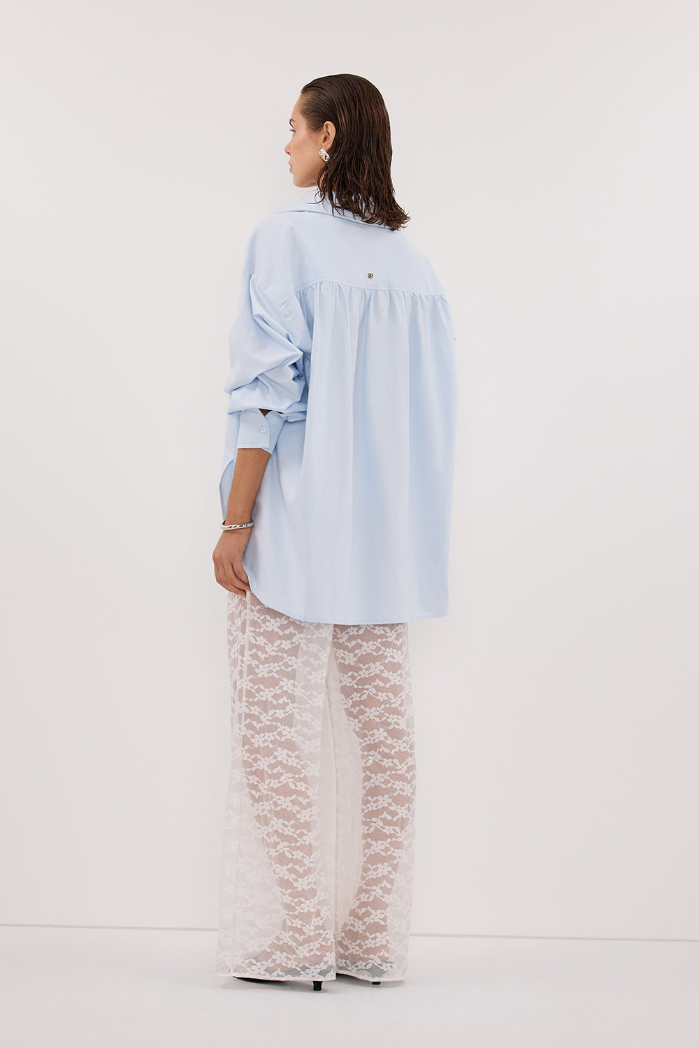 BELLE WHITE LACE PANT