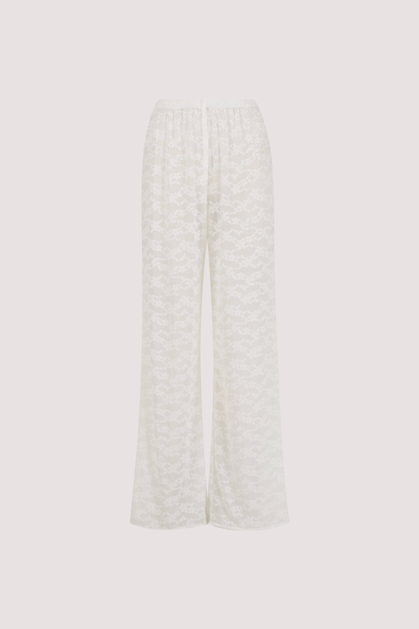 BELLE WHITE LACE PANT