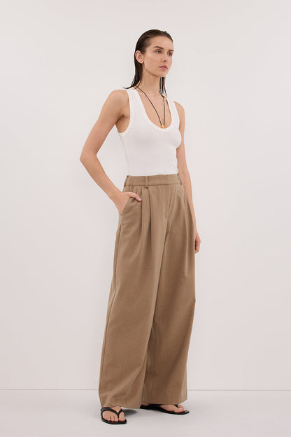 SORAYA TAN MARLE RELAXED TAILORED PANT