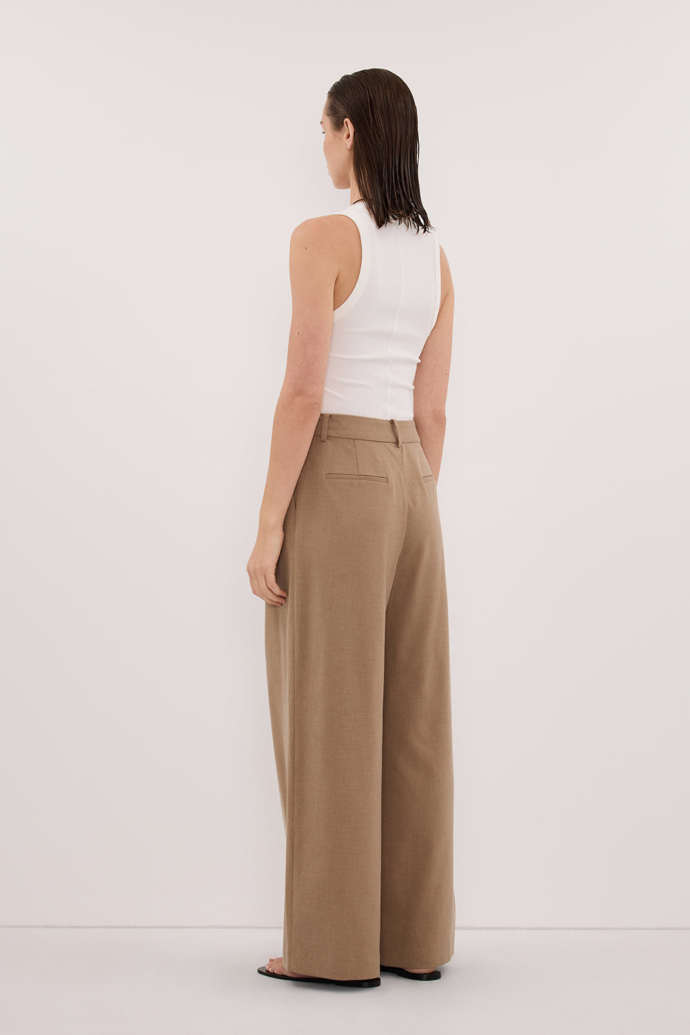 SORAYA TAN MARLE RELAXED TAILORED PANT