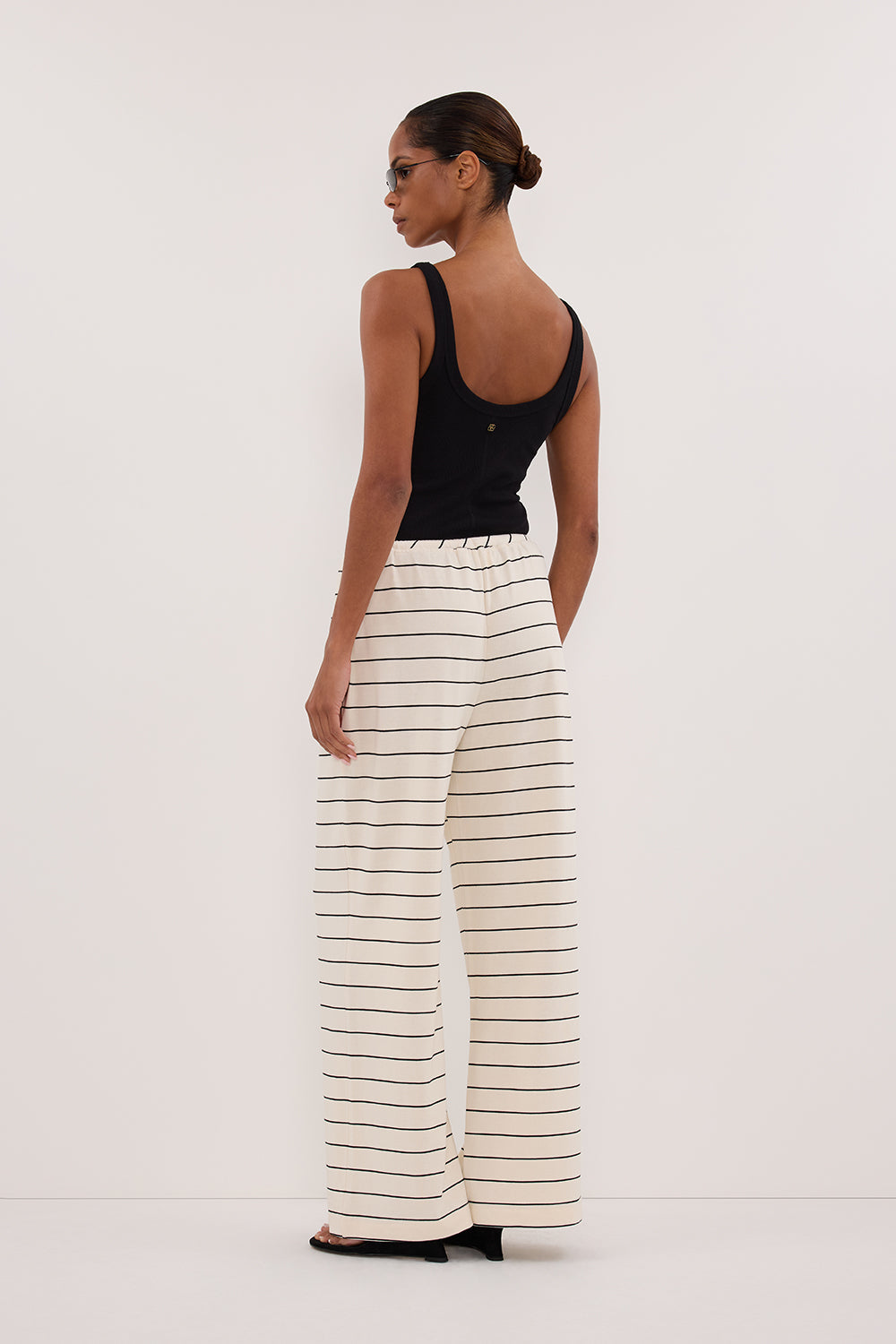 ESME OFF WHITE STRIPE PANT