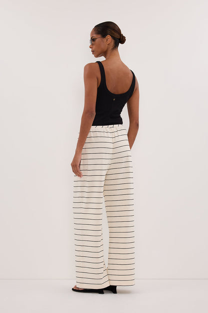ESME OFF WHITE STRIPE PANT