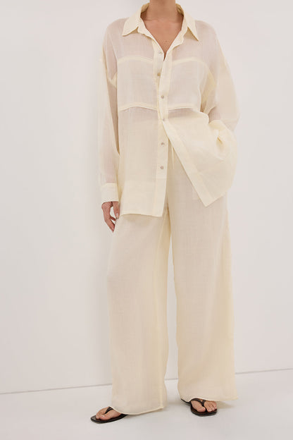 GINNY STRAW RAMIE PANT