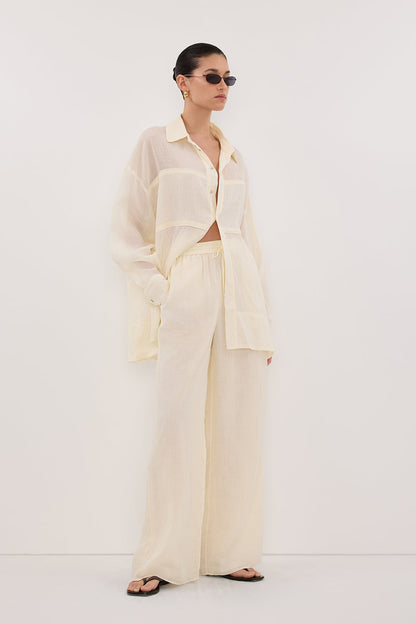 GINNY STRAW RAMIE PANT