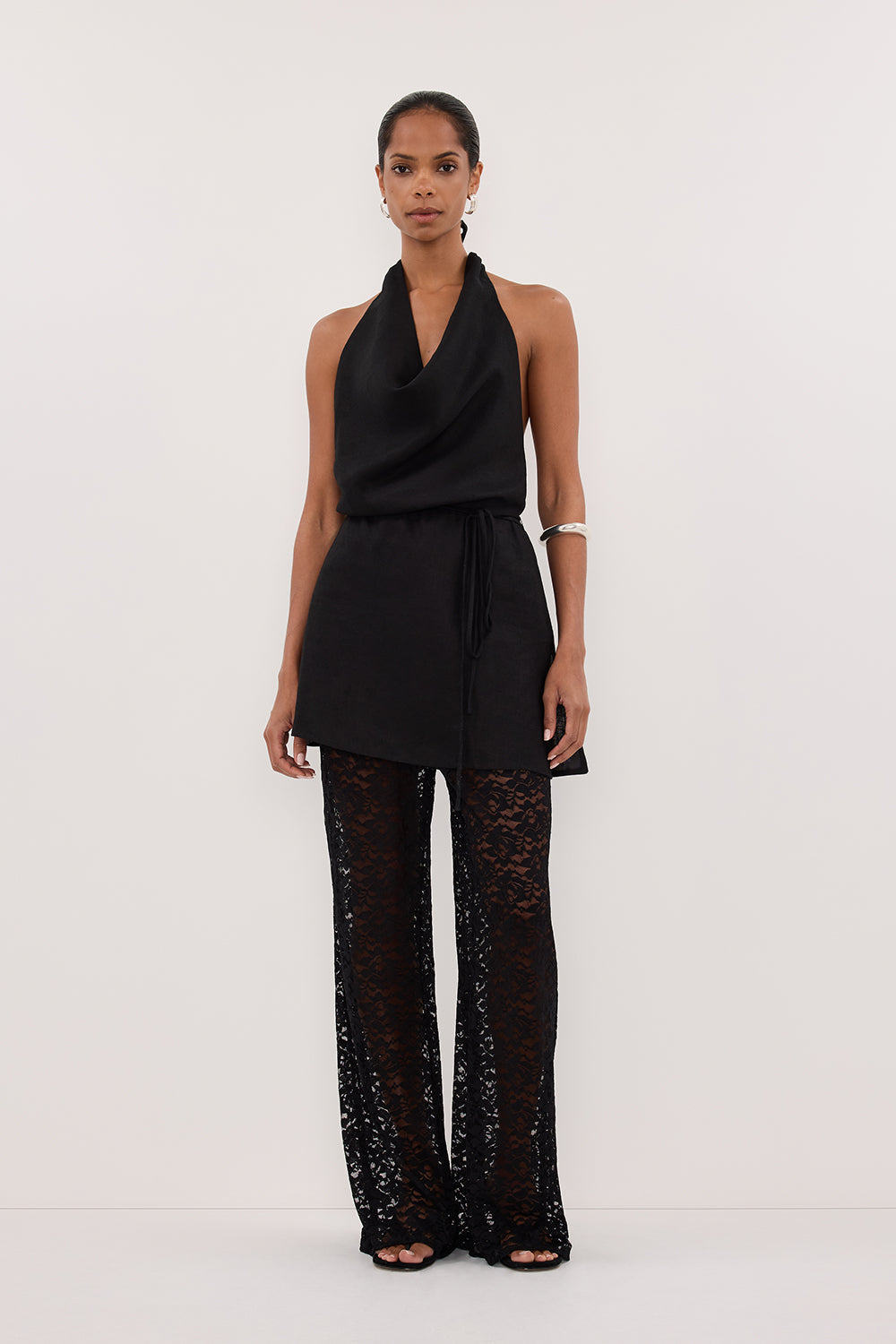 WILLA BLACK LACE PANT