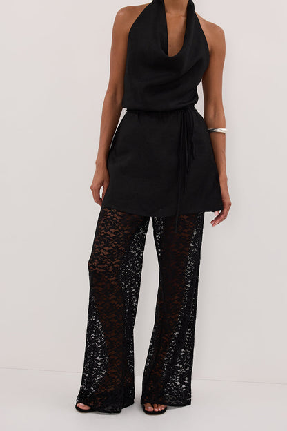 WILLA BLACK LACE PANT