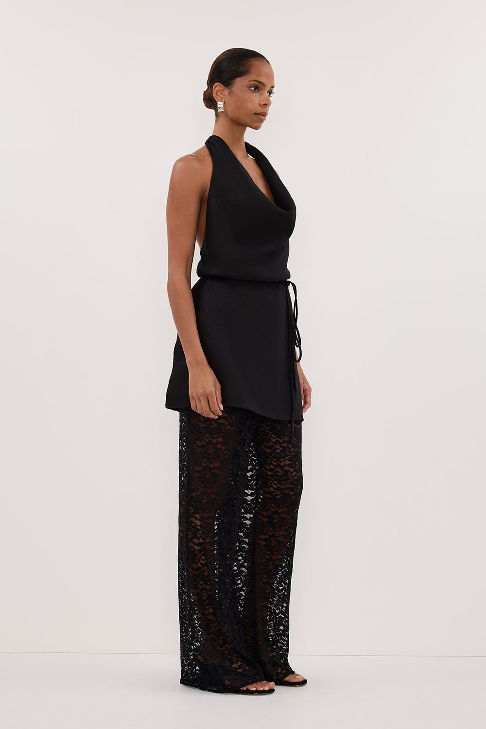 WILLA BLACK LACE PANT