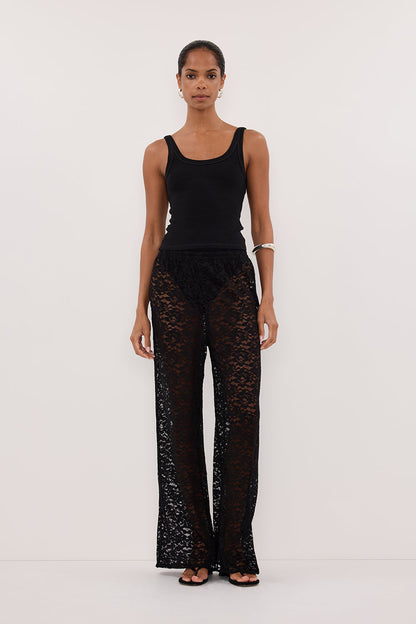 WILLA BLACK LACE PANT