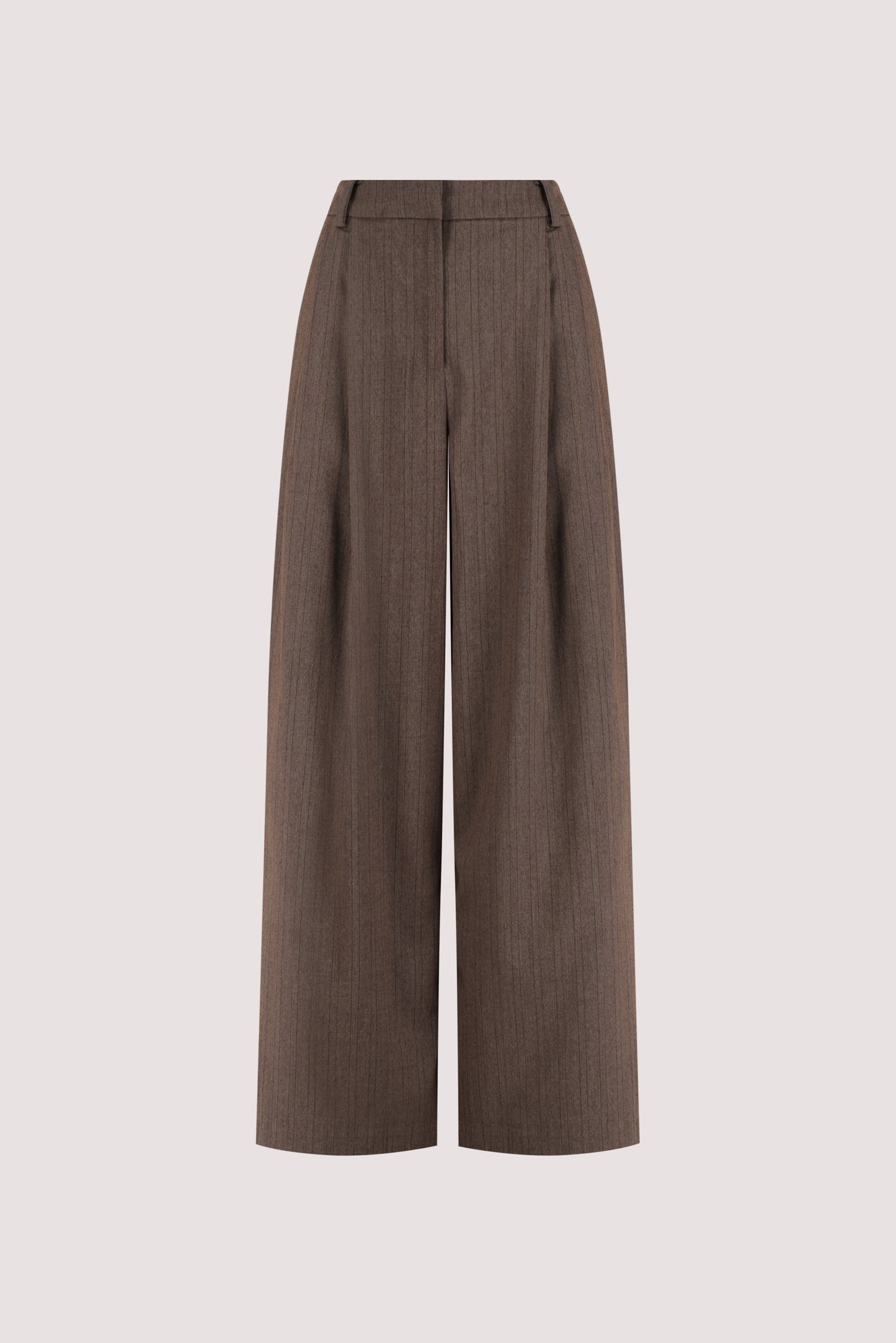 HAILEY CHOC STRIPE RELAXED PANT