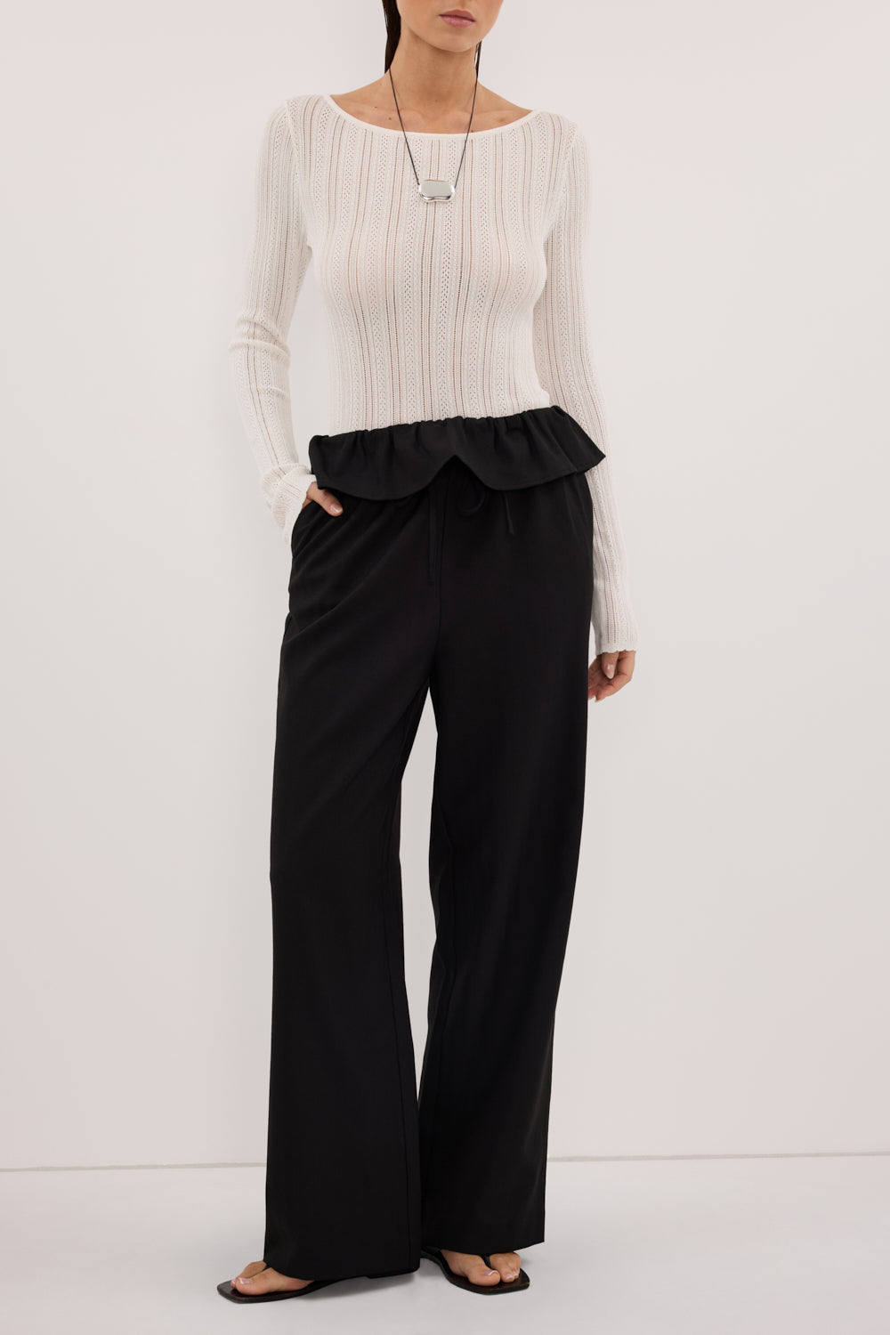 CYRUS BLACK FISHERMAN PANT