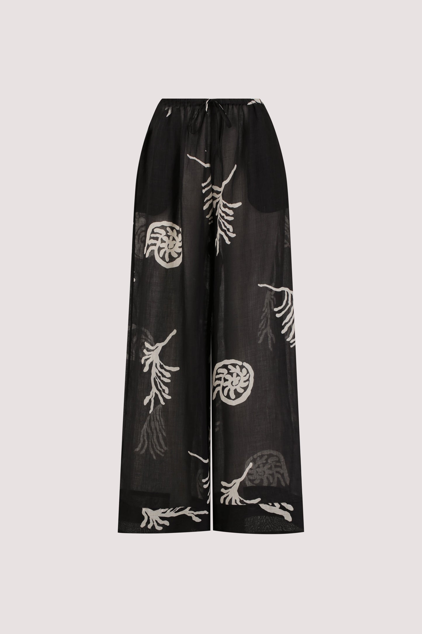 POSITANO BLACK RAMIE PANT