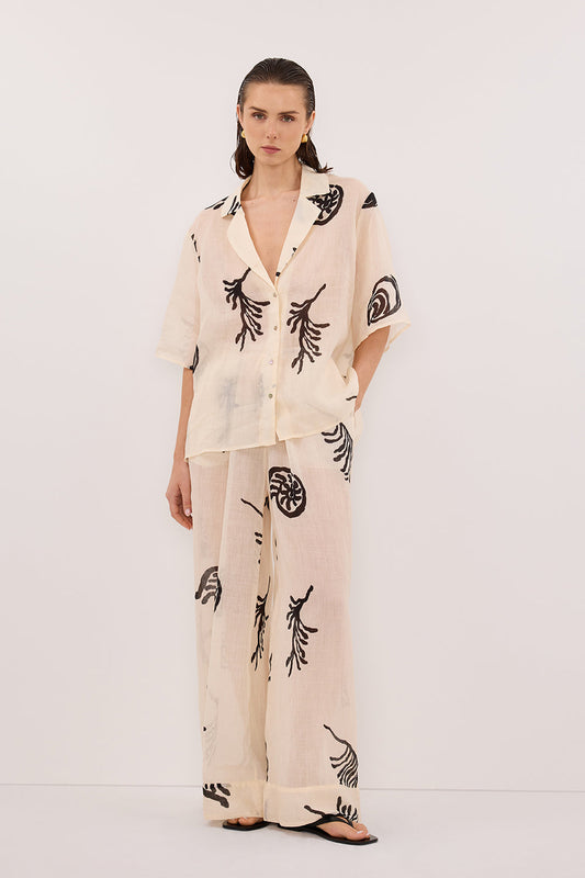 POSITANO SANDSTONE RAMIE PANT