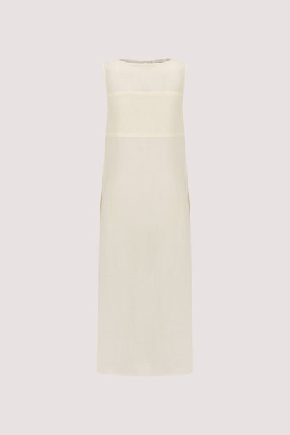 KAI STRAW SLEEVELESS RAMIE TUNIC TOP