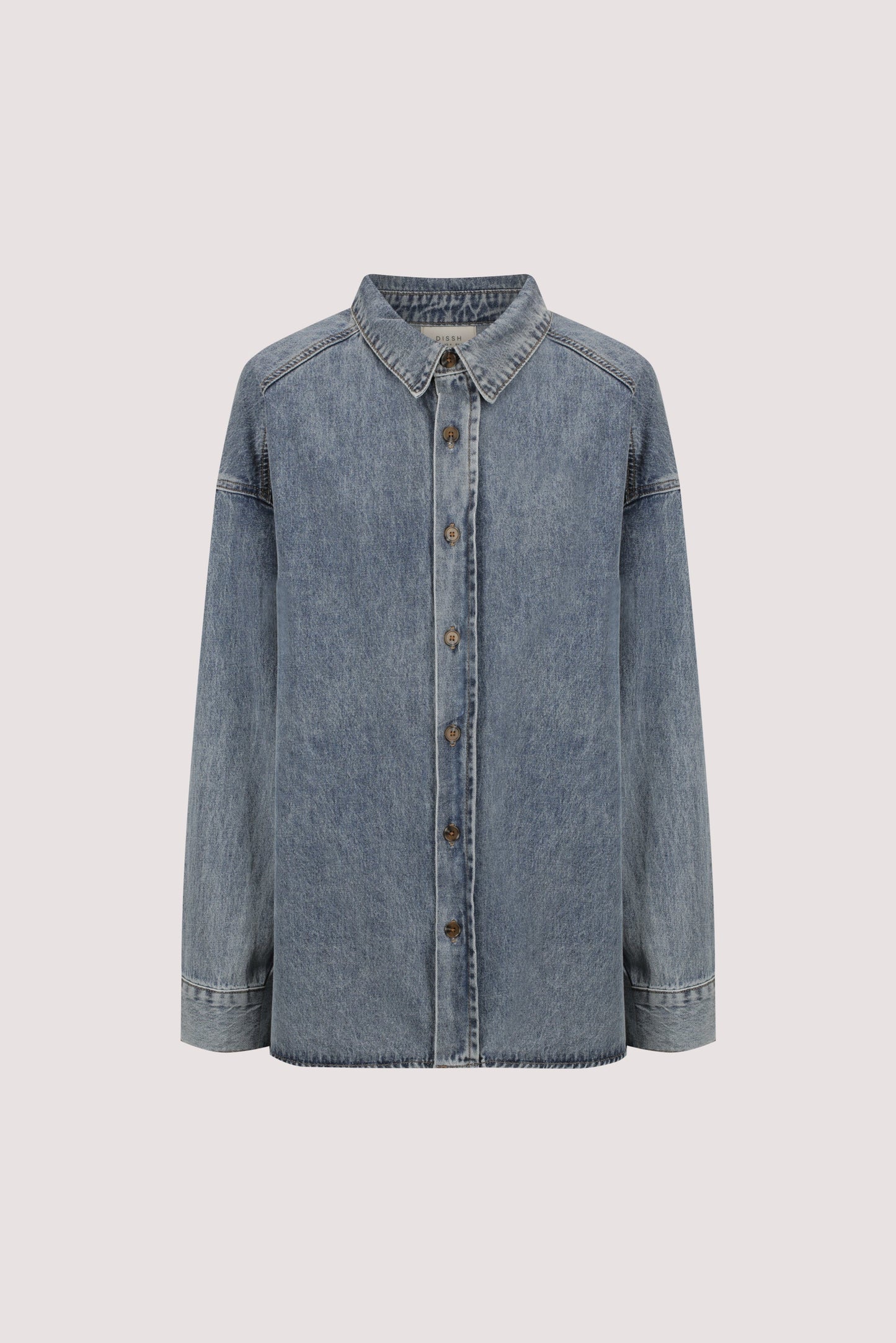 ASHTON CLASSIC BLUE OVERSIZED DENIM SHIRT