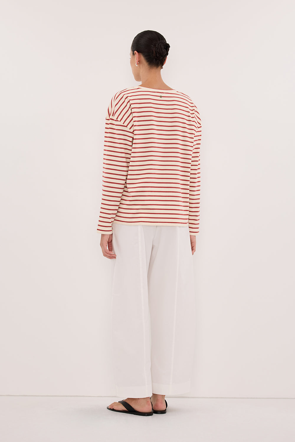 NOLA SAHARA STRIPE LONG SLEEVE TEE