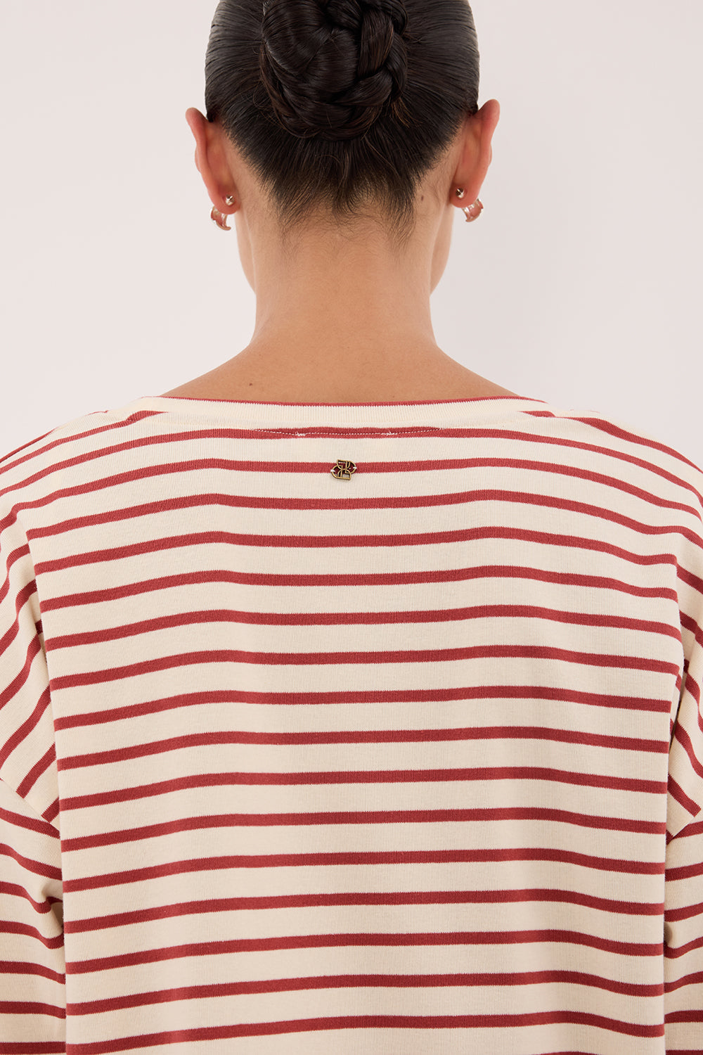 NOLA SAHARA STRIPE LONG SLEEVE TEE