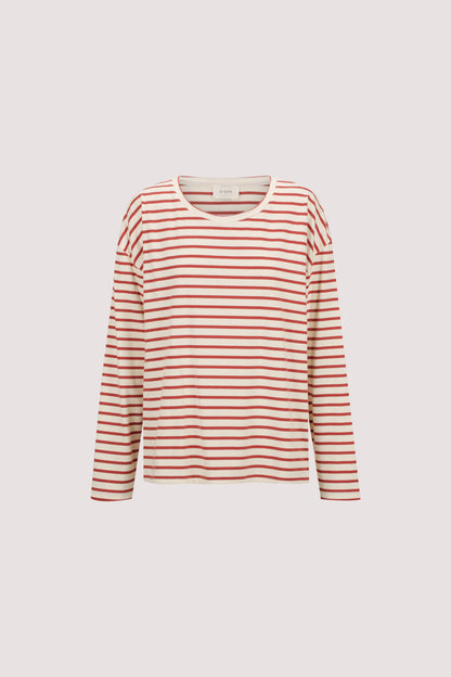 NOLA SAHARA STRIPE LONG SLEEVE TEE