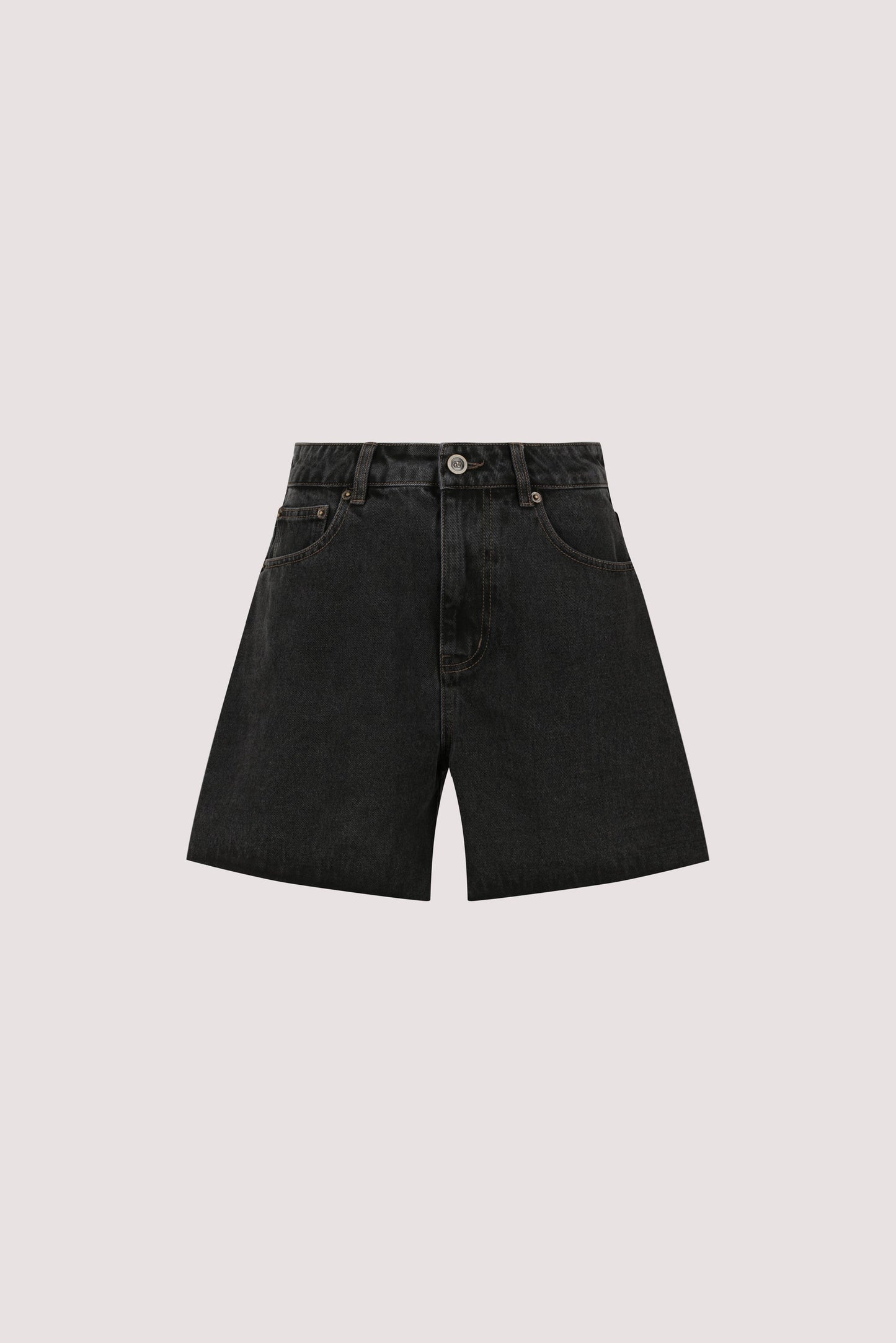 MARLEY BLACK RINSE DENIM SHORT