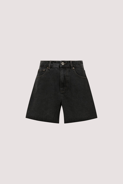 MARLEY BLACK RINSE DENIM SHORT