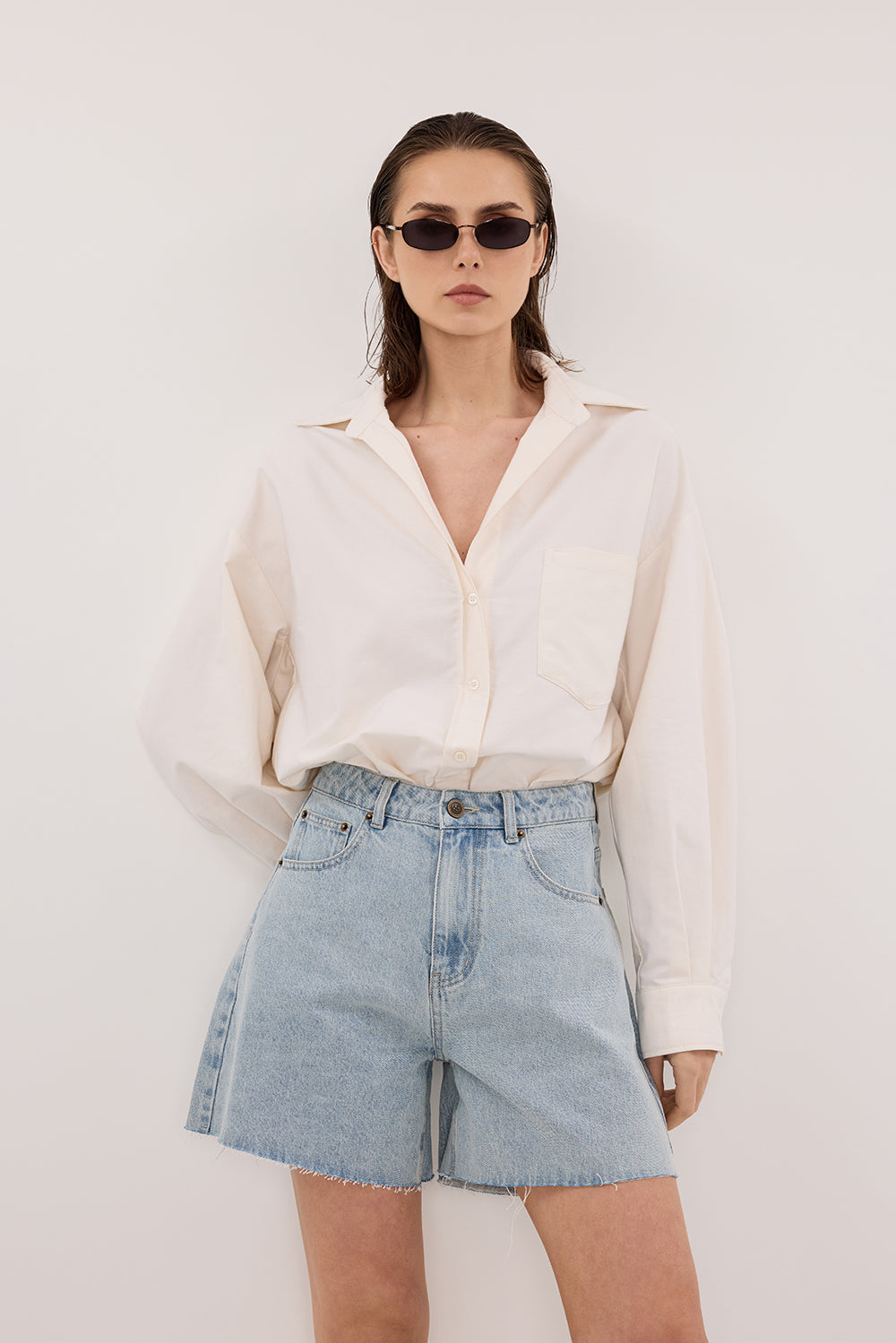 MARLEY LIGHT RINSE DENIM SHORT