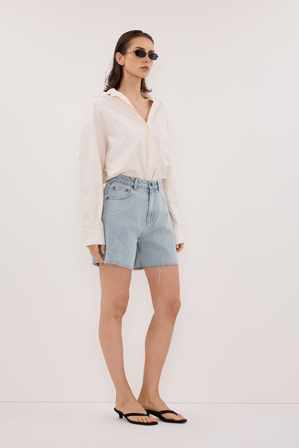 MARLEY LIGHT RINSE DENIM SHORT