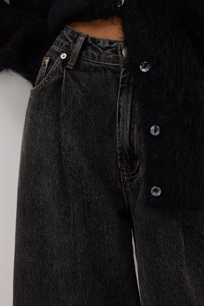 STERLING WASHED BLACK DENIM JEAN