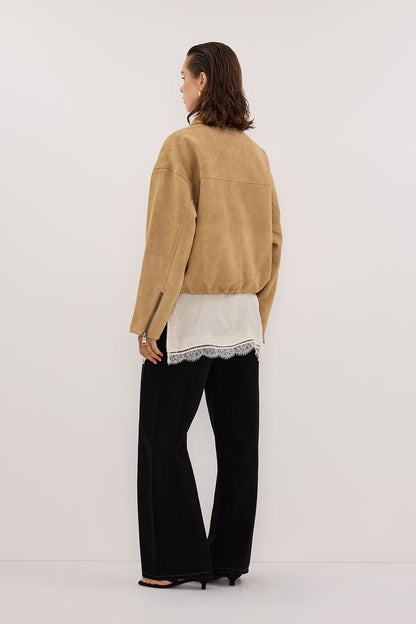 CARSON JET BLACK WIDE LEG JEAN