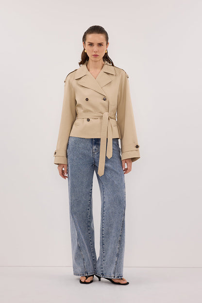 CARSON MID BLUE WIDE LEG JEAN