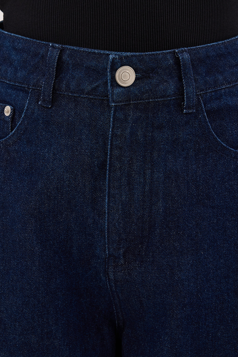 CALEB INDIGO BARREL LEG JEAN