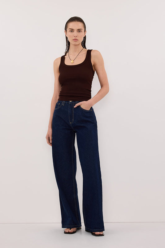 REAGAN 2.0 INDIGO TALL SLOUCHY JEAN