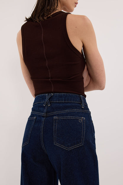 REAGAN 2.0 INDIGO TALL SLOUCHY JEAN