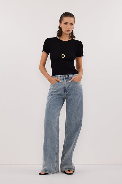 REAGAN 2.0 LIGHT BLUE TALL SLOUCHY JEAN