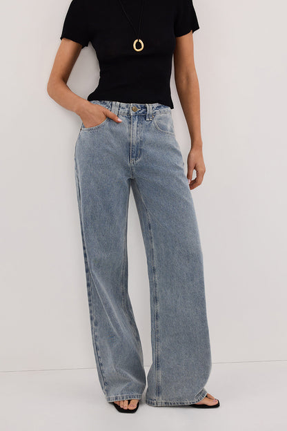 REAGAN 2.0 LIGHT BLUE TALL SLOUCHY JEAN