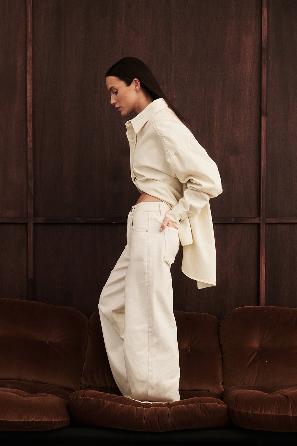 REAGAN 2.0 NATURAL TALL SLOUCHY JEAN