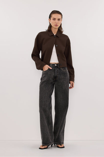 REAGAN 2.0 WASHED BLACK TALL SLOUCHY JEAN