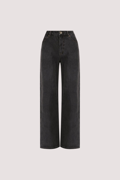 WESTIN BLACK RINSE TALL STRAIGHT JEAN