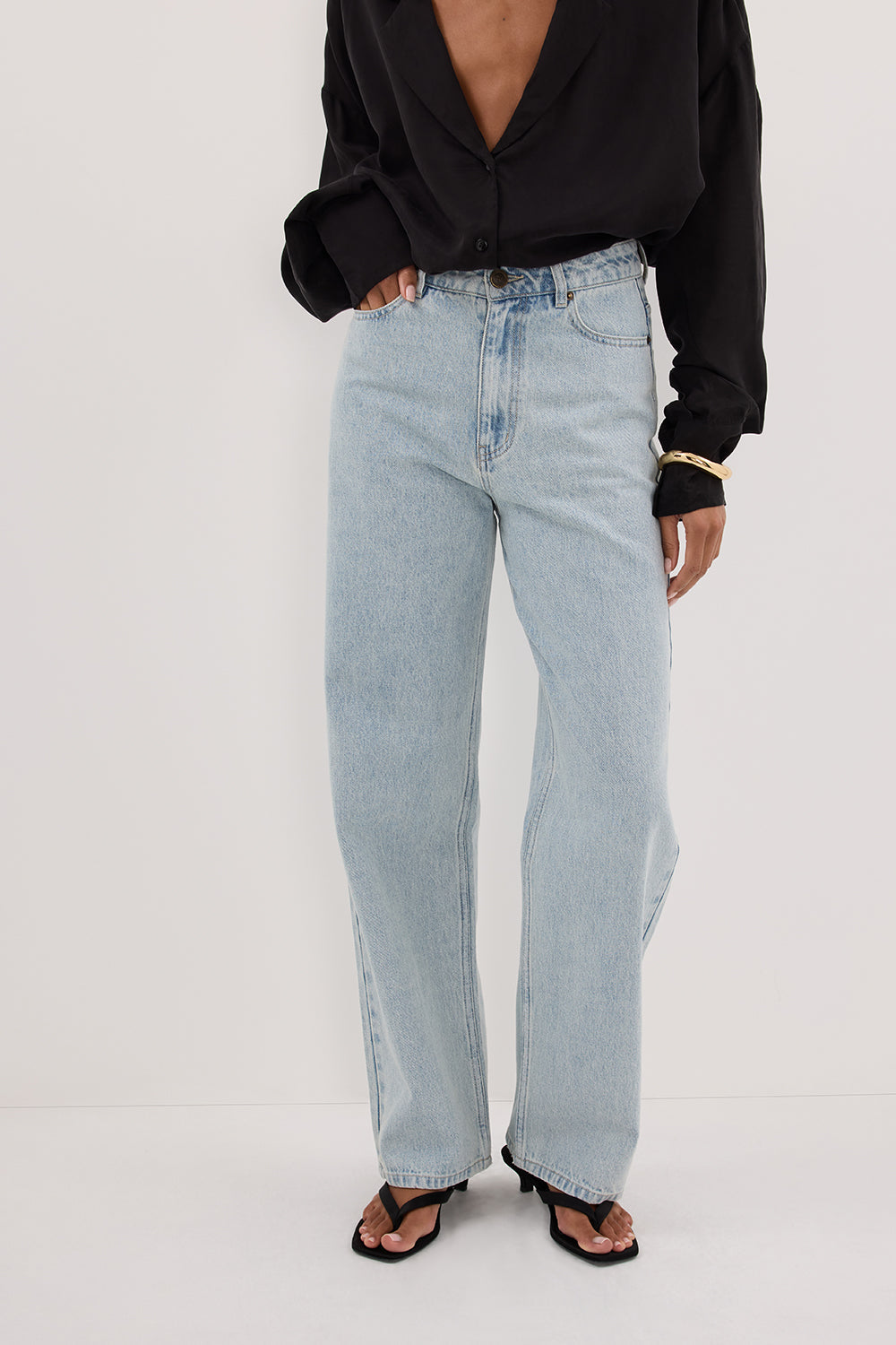 WESTIN LIGHT RINSE TALL STRAIGHT JEAN