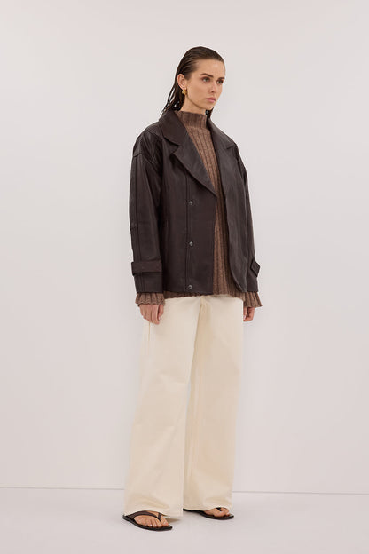 REAGAN 2.0 CREAM SLOUCHY JEAN