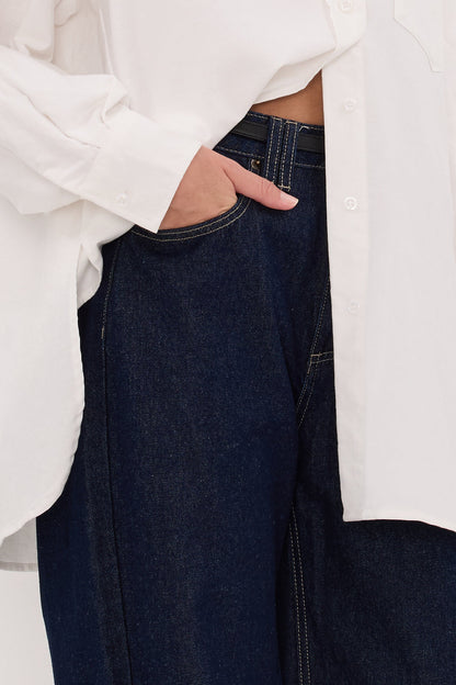 REAGAN 2.0 INDIGO SLOUCHY JEAN