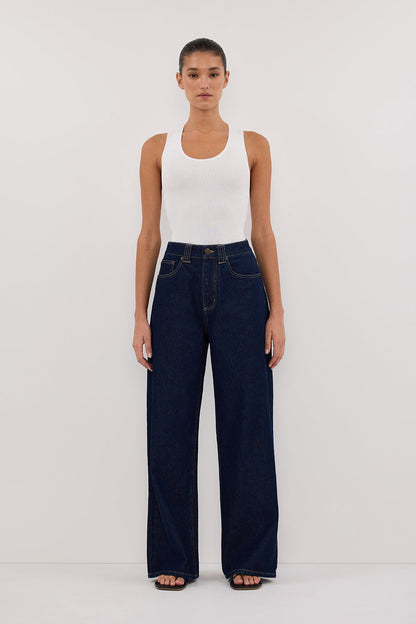 REAGAN 2.0 INDIGO SLOUCHY JEAN