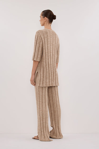 JAZZ NATURAL BUTTON KNIT SHIRT