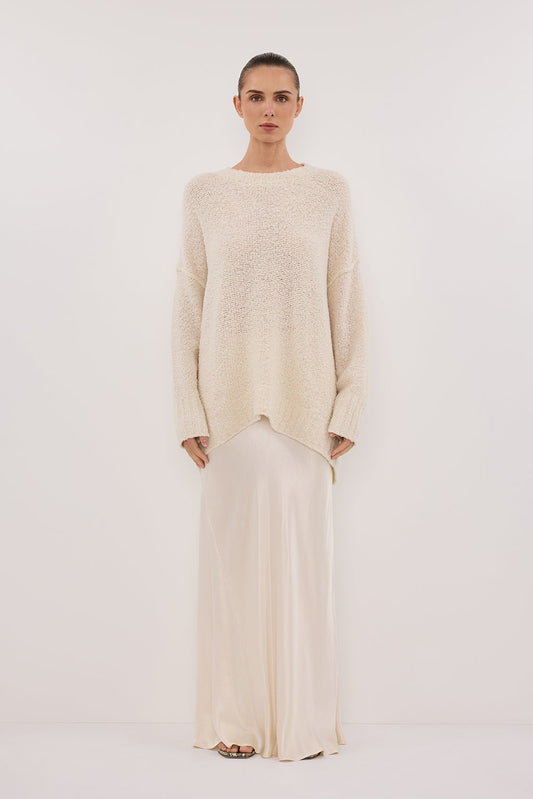CICI CREAM LONGLINE JUMPER