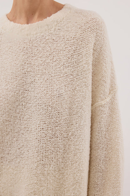 CICI CREAM LONGLINE JUMPER