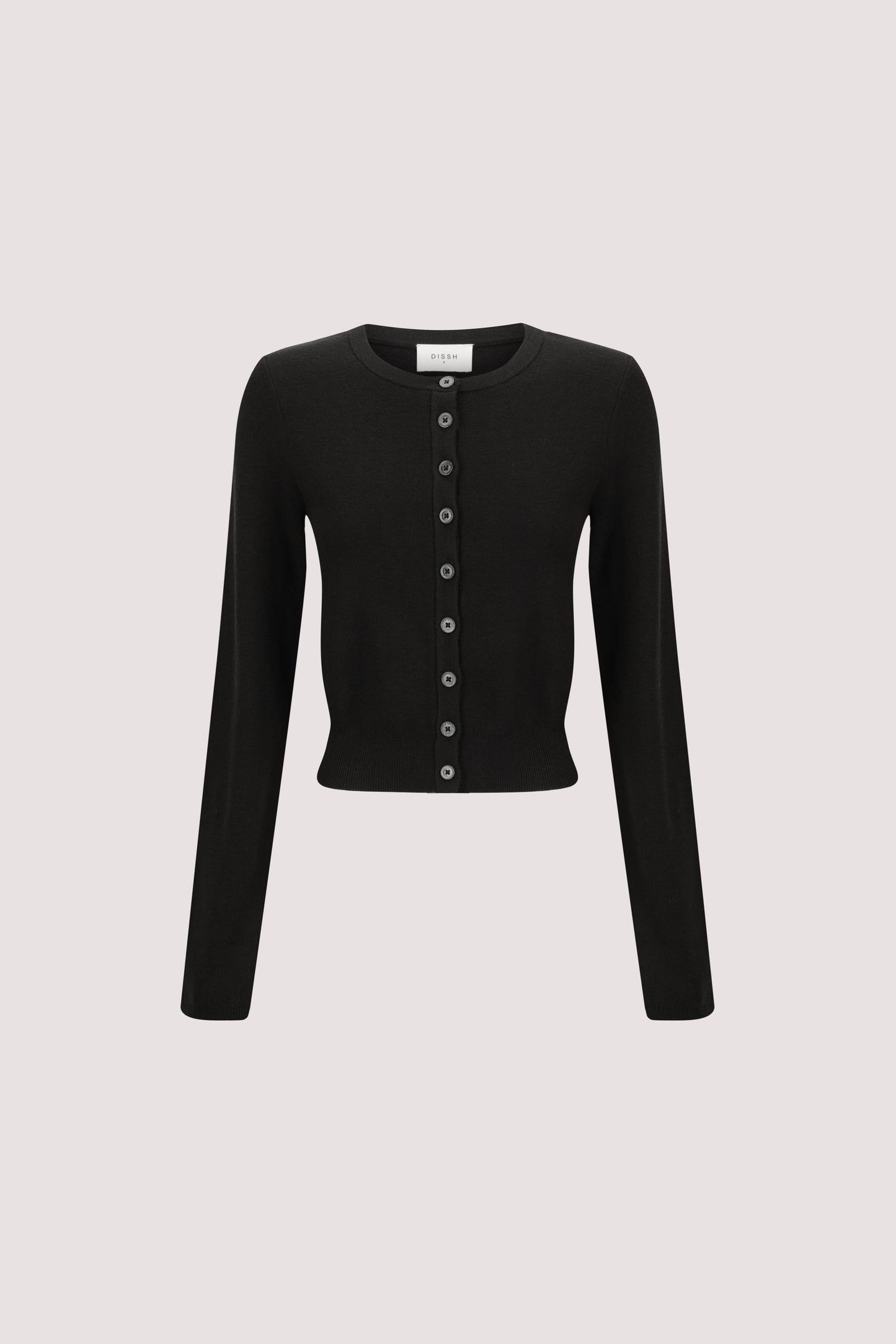MONACO BLACK LONG SLEEVE CARDIGAN