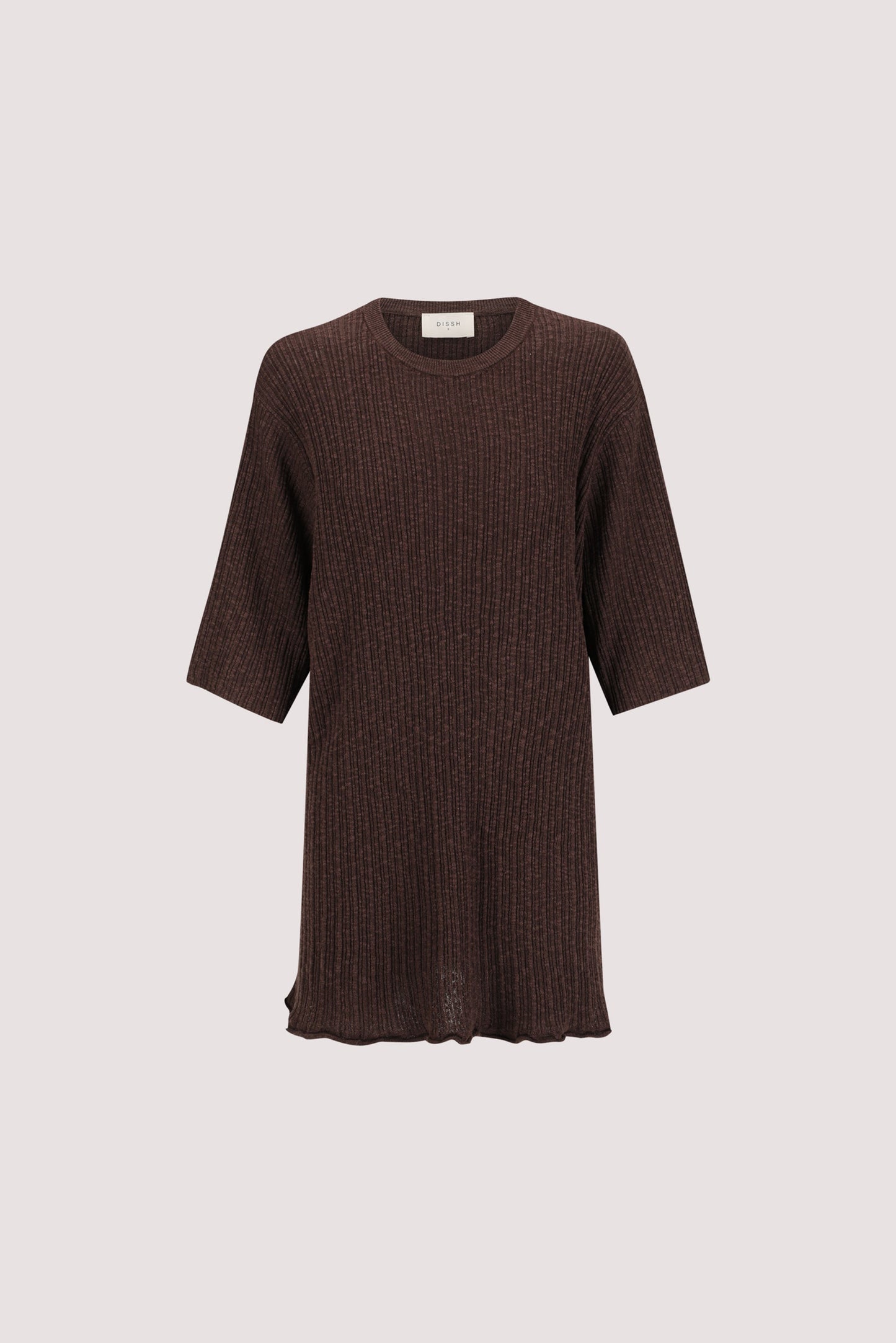 MAX CHOC LONGLINE KNIT TEE